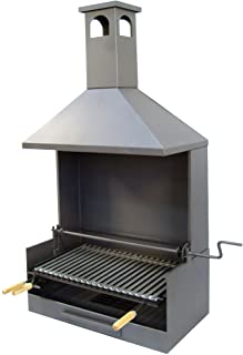 Barbacoa con chimenea