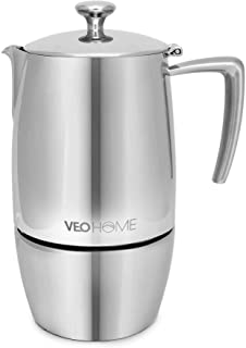 Cafetera de acero inoxidable